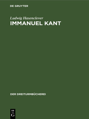 cover image of Immanuel Kant